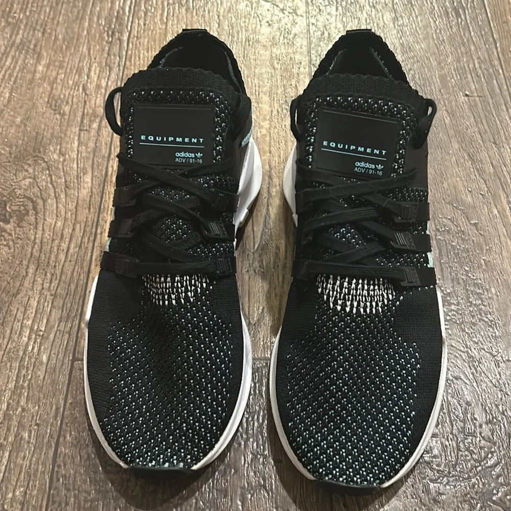 Adidas Equipment ADV / 91-16 Black/Aqua Sea Foam - Picture 4 of 8